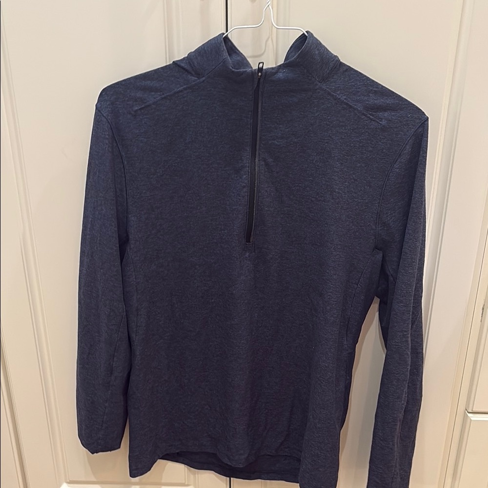 Lululemon Athletica Blue Zip Up Sweater